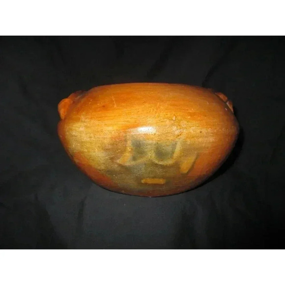 Navajo Native American Pottery. Corn Motif, Southwest Pottery, New Mexico - Picture 2 of 8